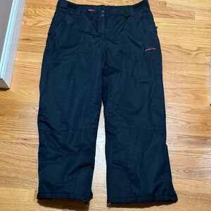 Arctix Black Snow Pants with Red Details- little wear on the bottom pictured